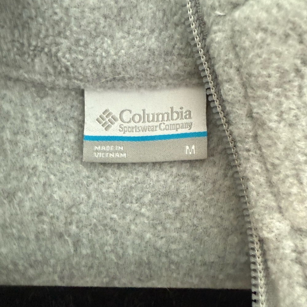 Columbia Light Gray Fleece Jacket